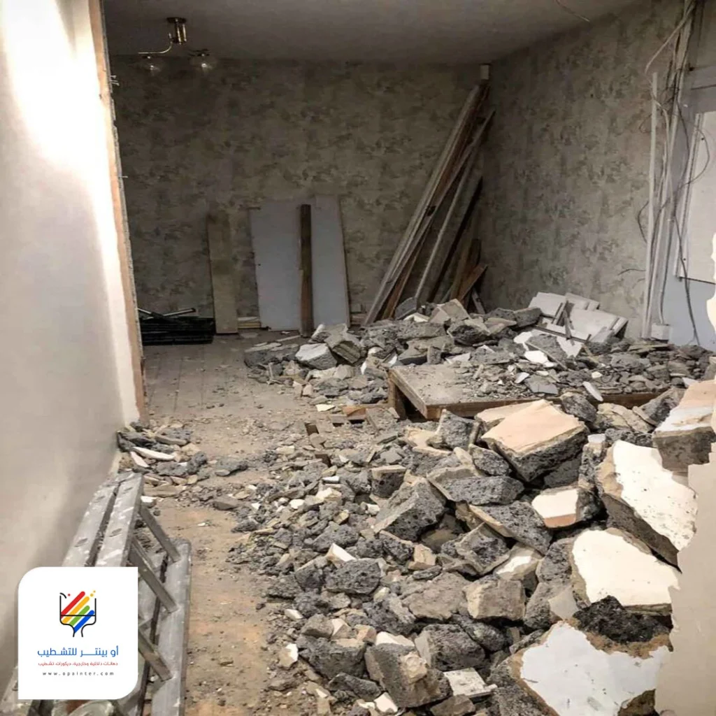 ترميم اسقف وجدران مكه