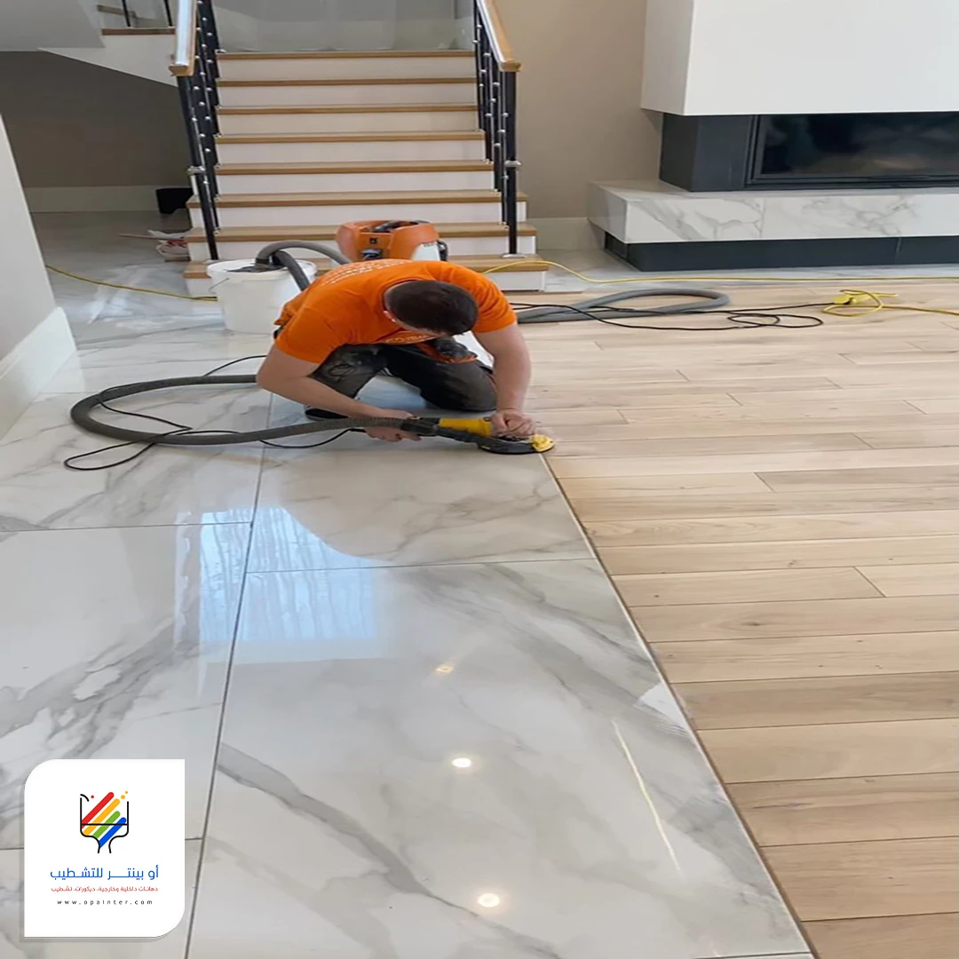 تركيب باركيه على سيراميك بجده