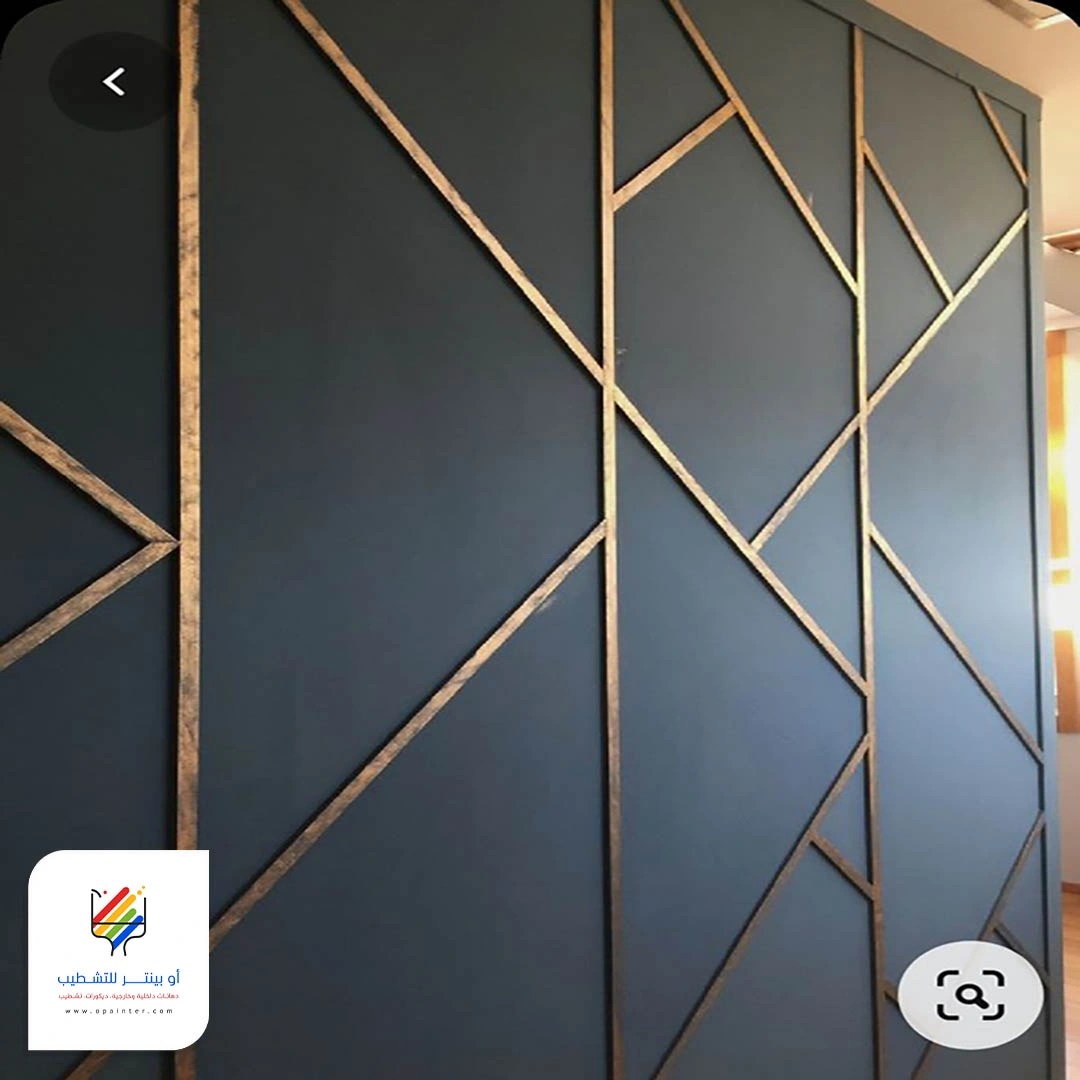 استيل ذهبي للجدران جدة