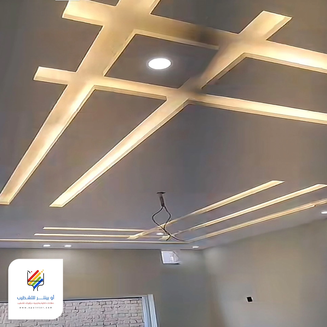 ديكور انارة سقف في جدة