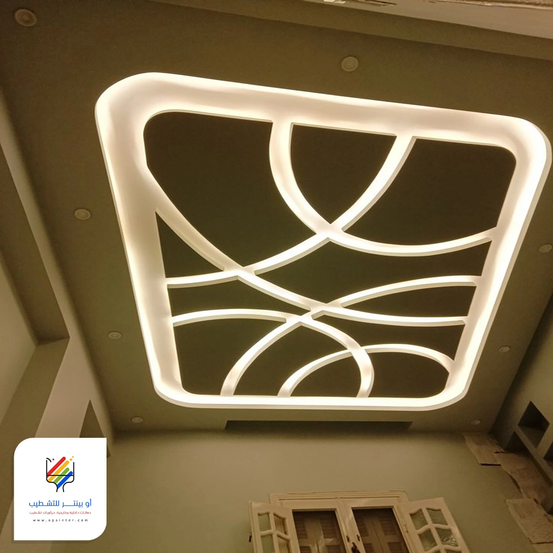 تركيب إضاءة مخفية جبس بورد