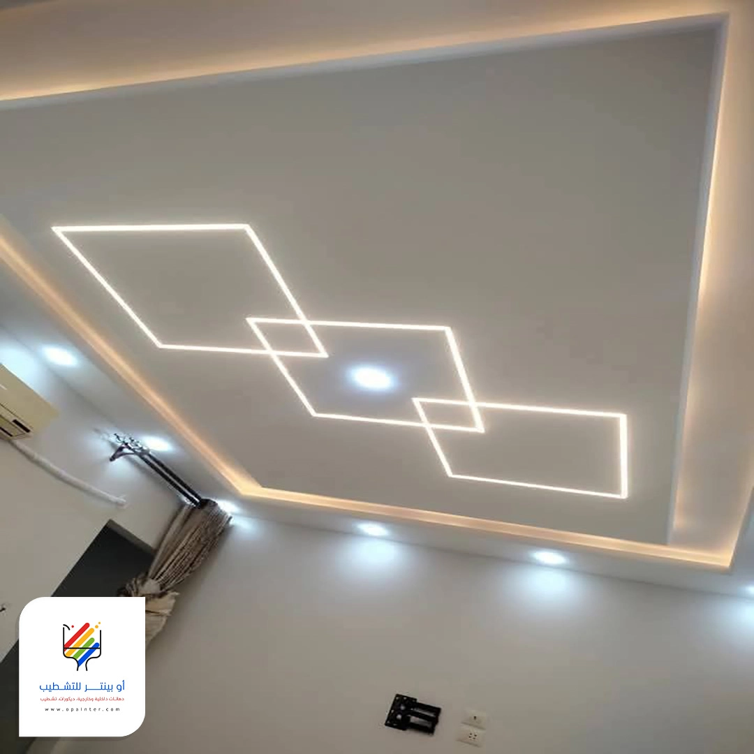 ديكور انارة سقف في جدة