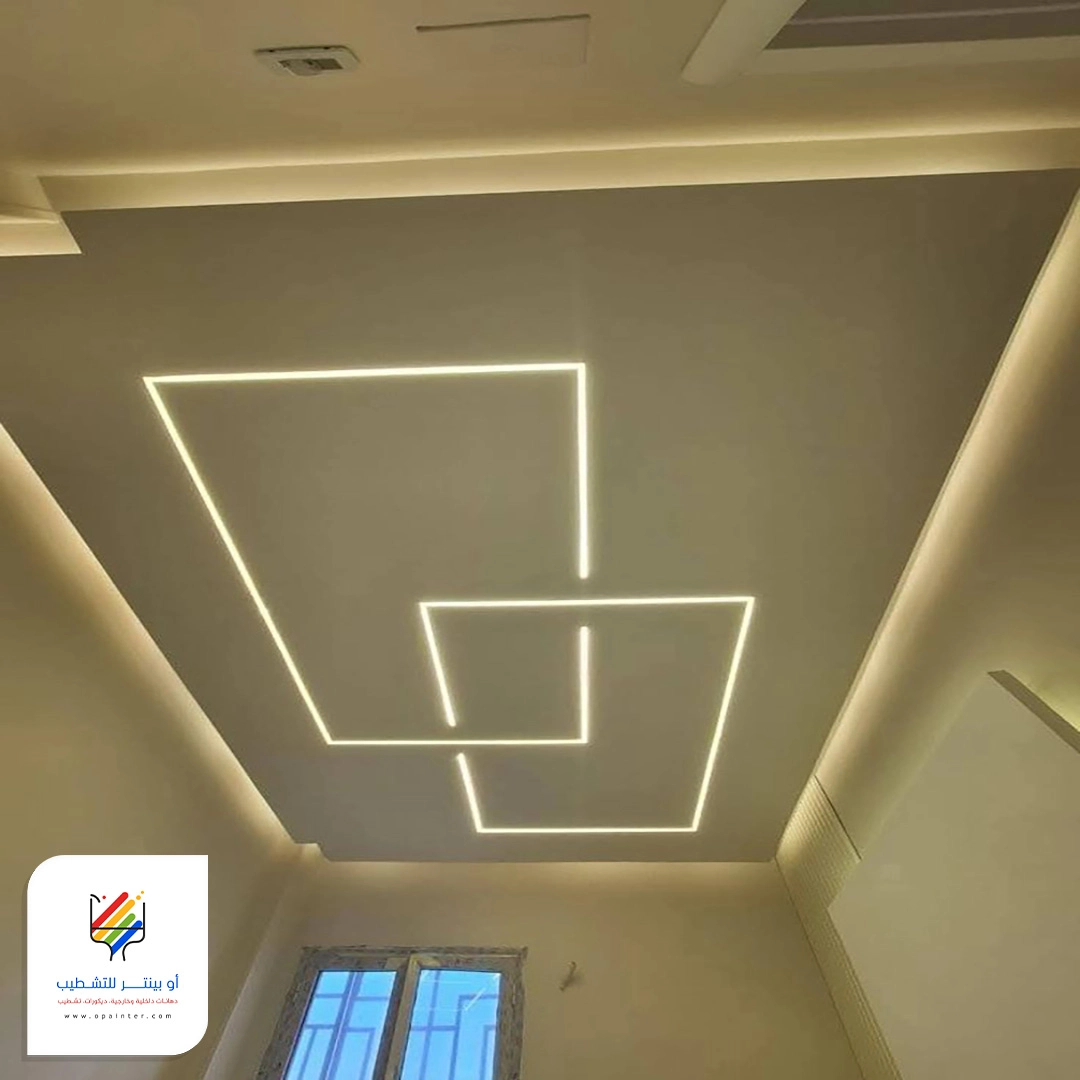 تركيب إضاءة مخفية جبس بورد بجده