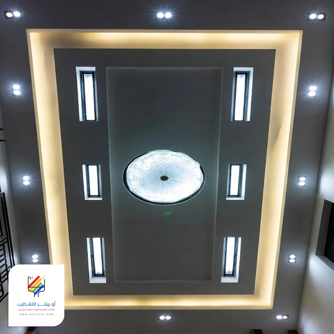 ديكور اضاءة جبس
