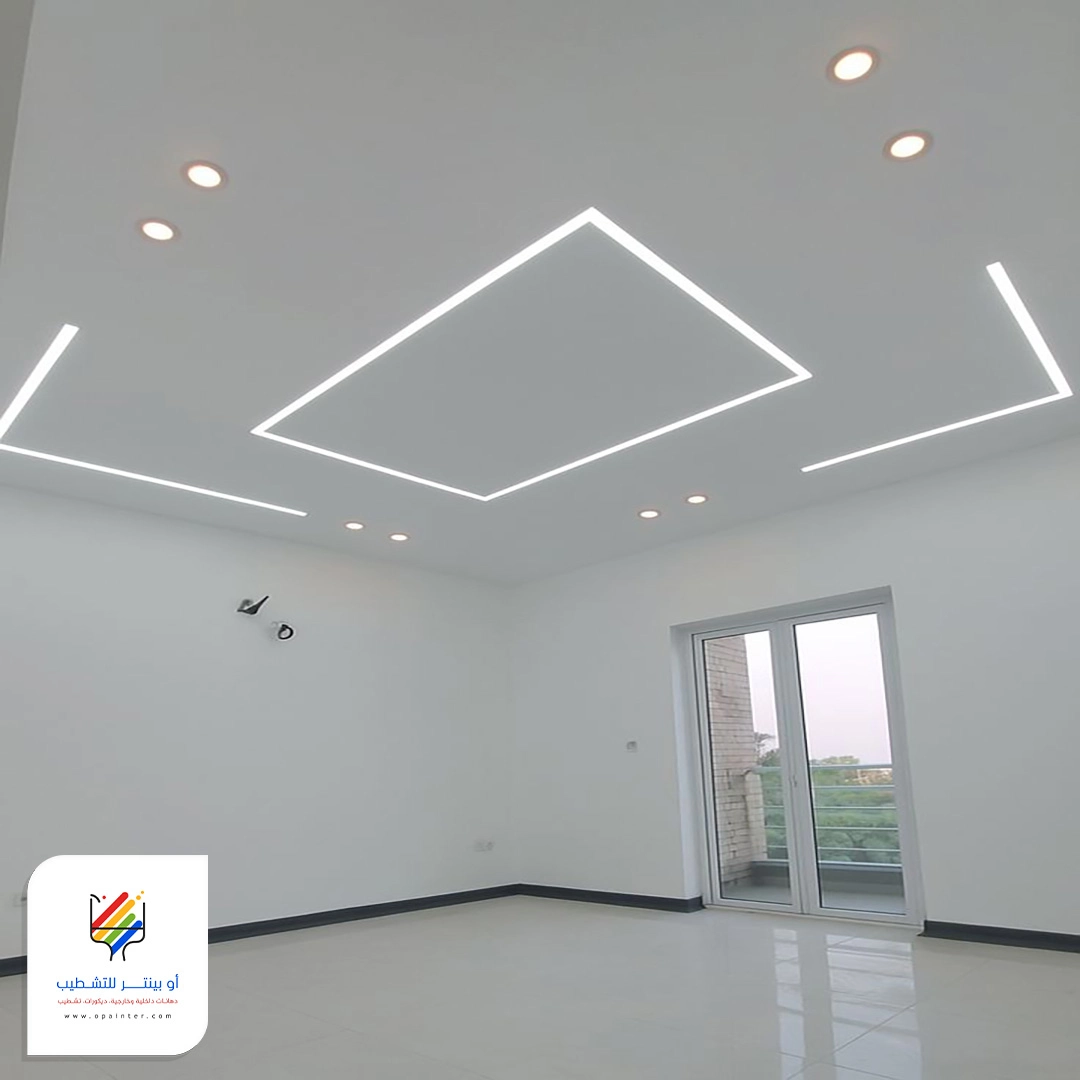 اشكال اضاءة سقف بجده